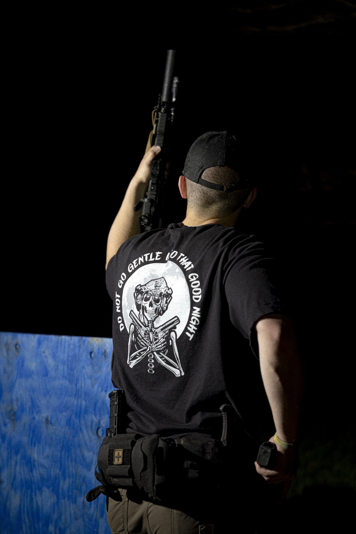 Do Not Go Gentle Tee worn