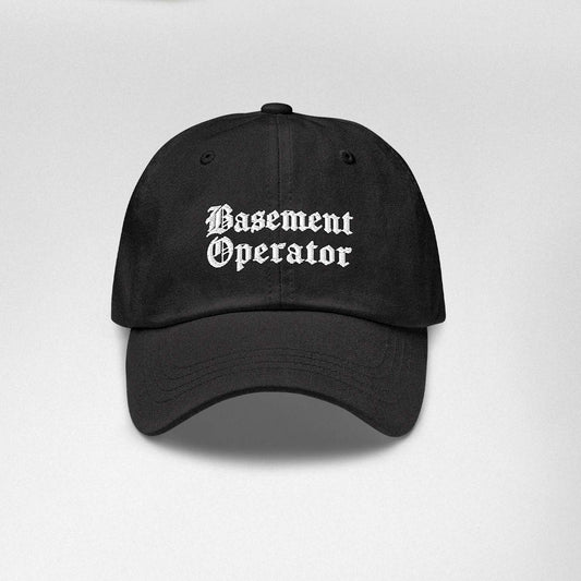 Basement Operator Dad Hat - Black