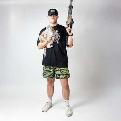 Basement Operator Black Metal Tee - Black