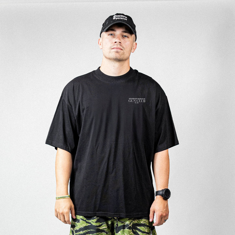 Blueprint MP5 Gun Club - Black Tee – Basement Operator Company