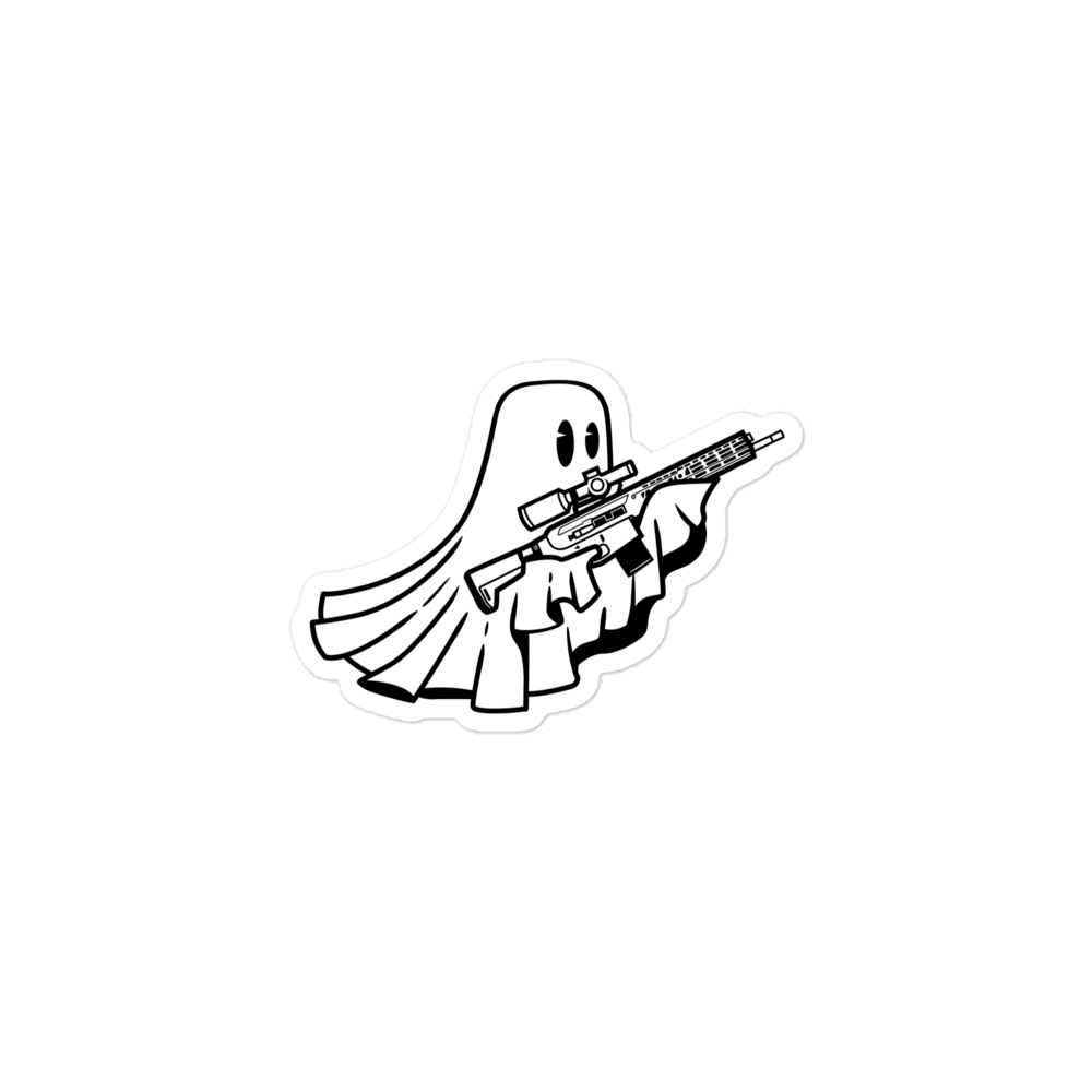 FUDDY the Ghost Sticker