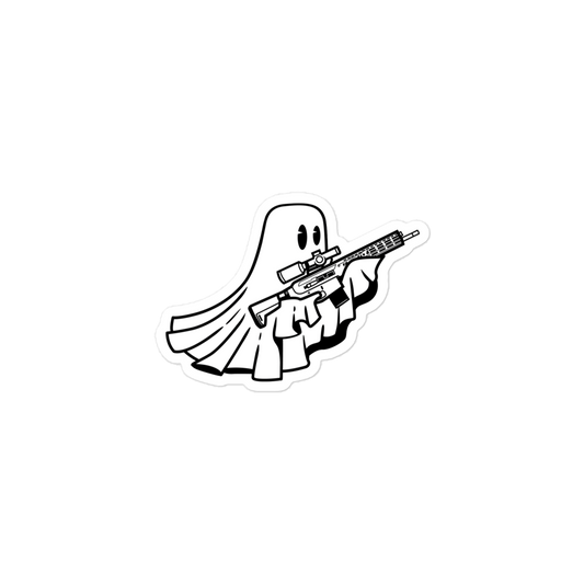 FUDDY the Ghost Sticker