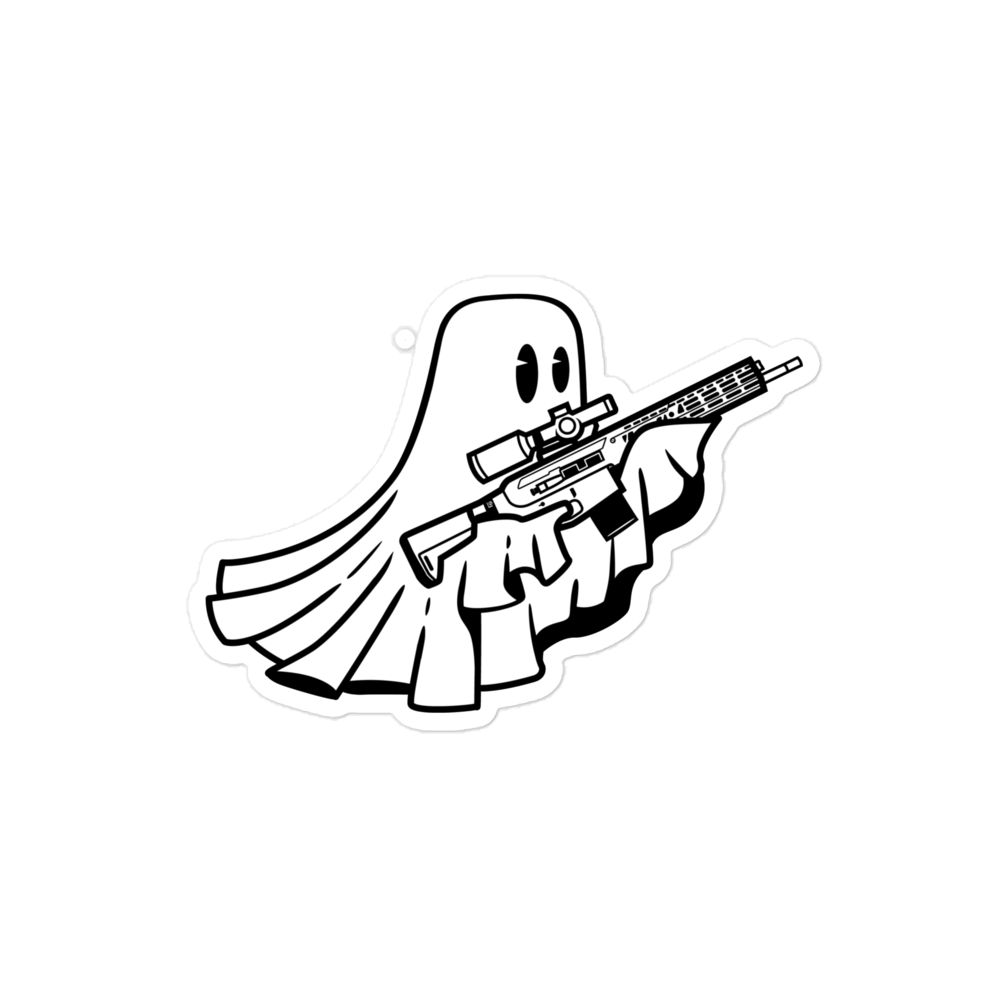 FUDDY the Ghost Sticker