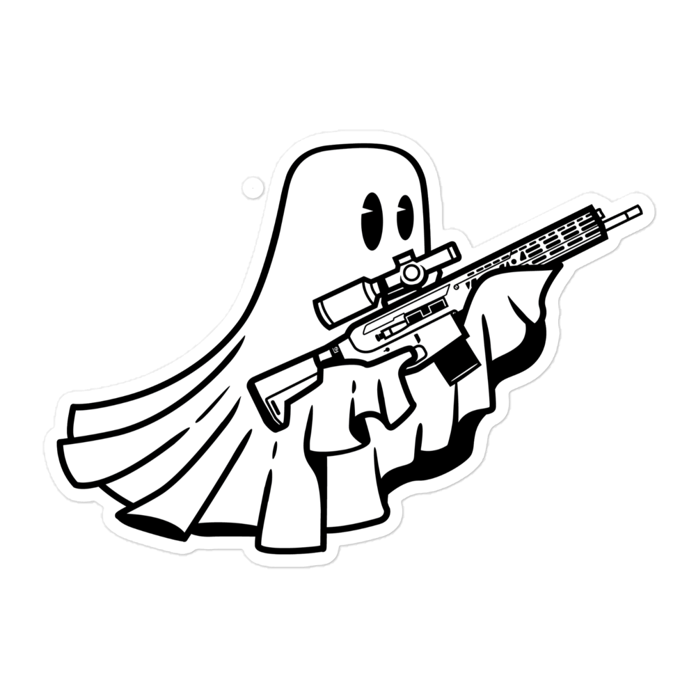 FUDDY the Ghost Sticker