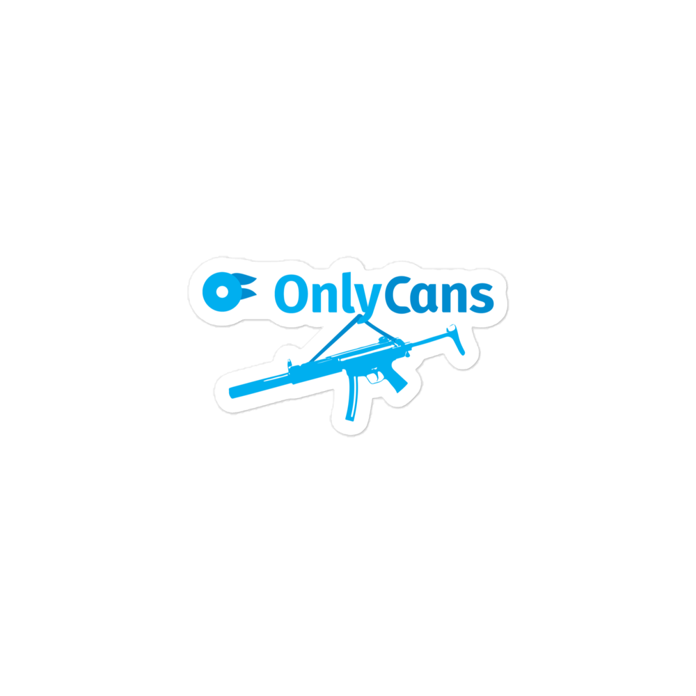 Only Cans Sticker